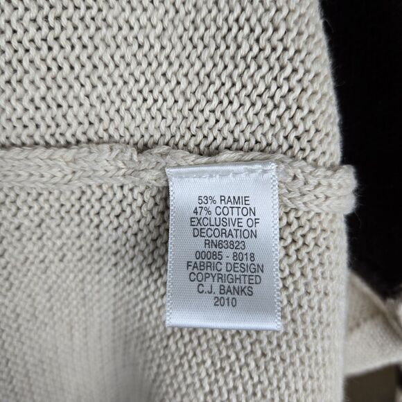 CJ Banks Limited Edition 2010 2X Christmas Tree Cardigan Sweater Beads Sequins - Picture 4 of 8